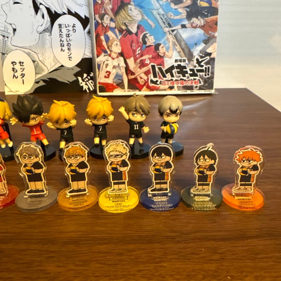 ハイキュー!! アクリルスタンド じろり ジロリ チョコエッグ クリアポスター