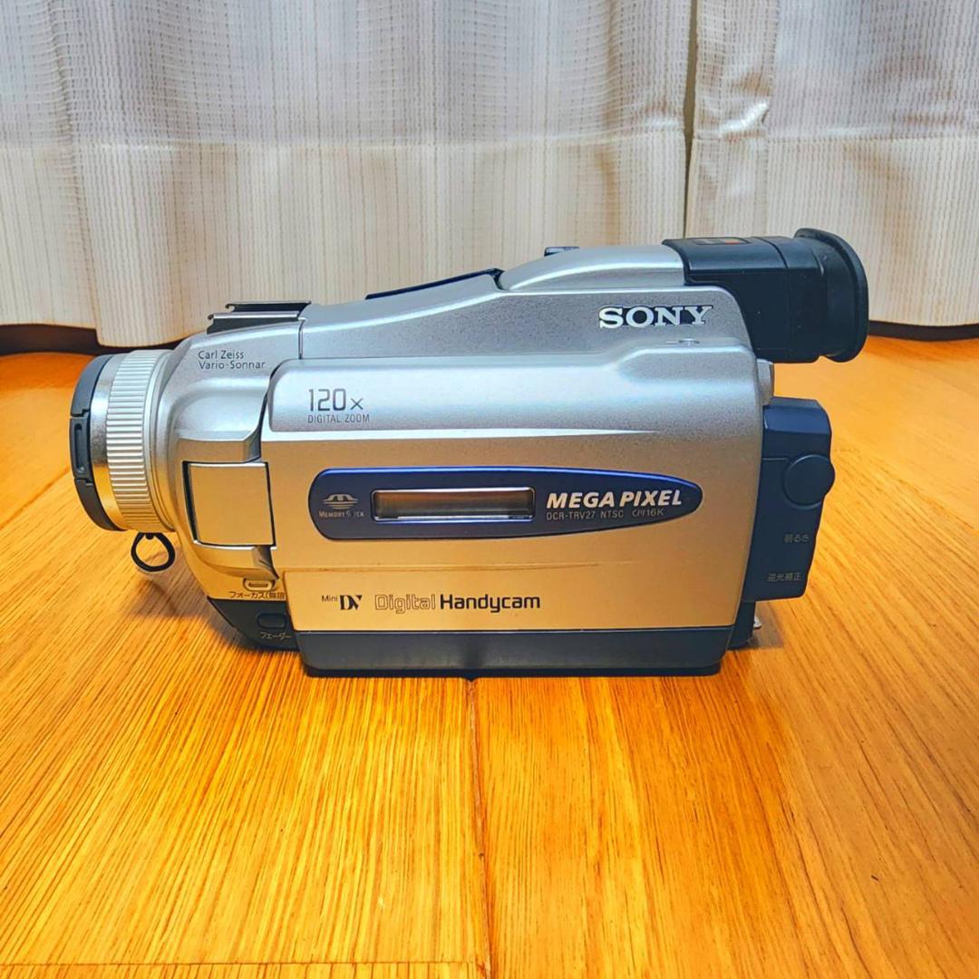 【動作確認済】高画質 SONY MiniDV ビデオカメラ DCR-TRV27