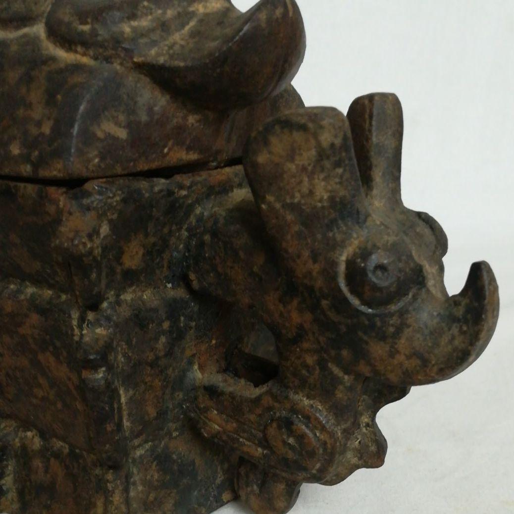 珍品 中国 蓋物 香炉 置物