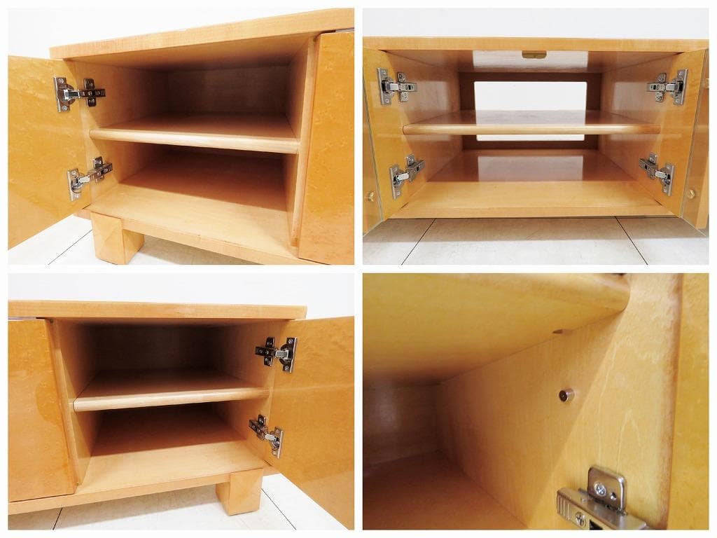 □最高級□IDC大塚家具□スプレンダー TVボード□バーズアイメープル