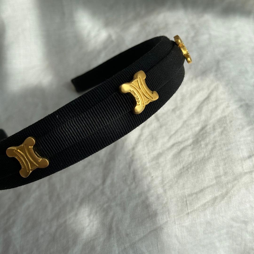 Celine セリーヌ　ヴィンテージ　トリオンフ　マカダム カチューシャ