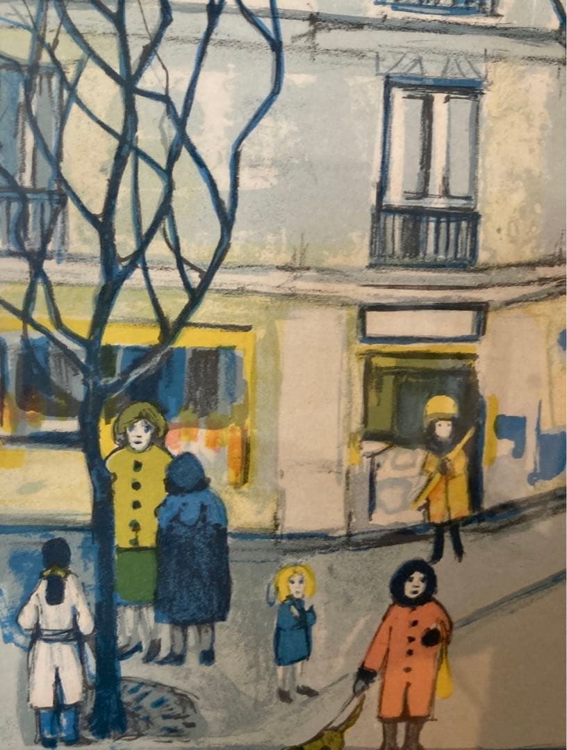 ナタリ シャブリエ 外国風景 リトグラフ 外国風景 リトグラフ ナタリ