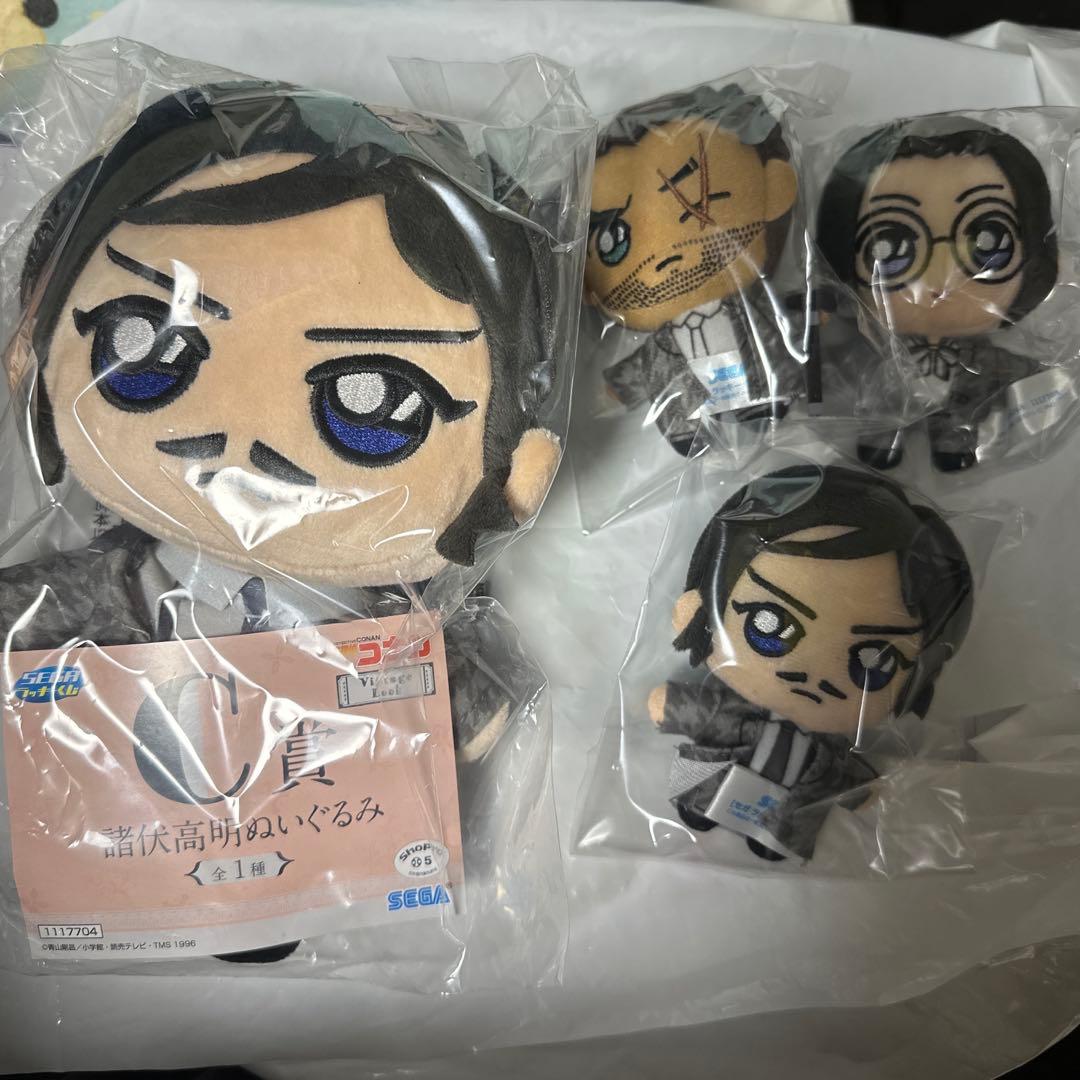 名探偵コナン 一番くじ 諸伏高明 上原結衣 大和敢助 ぬいぐるみ 長野