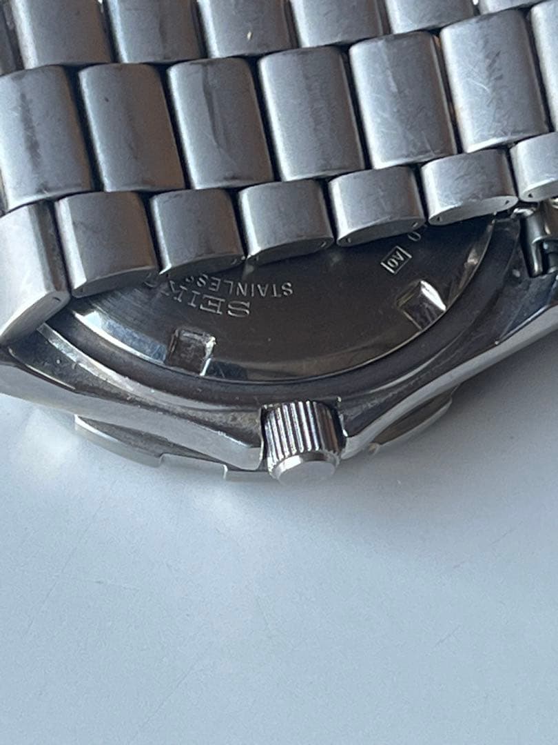 seiko 腕時計　8123-7250 新品電池　稼働品