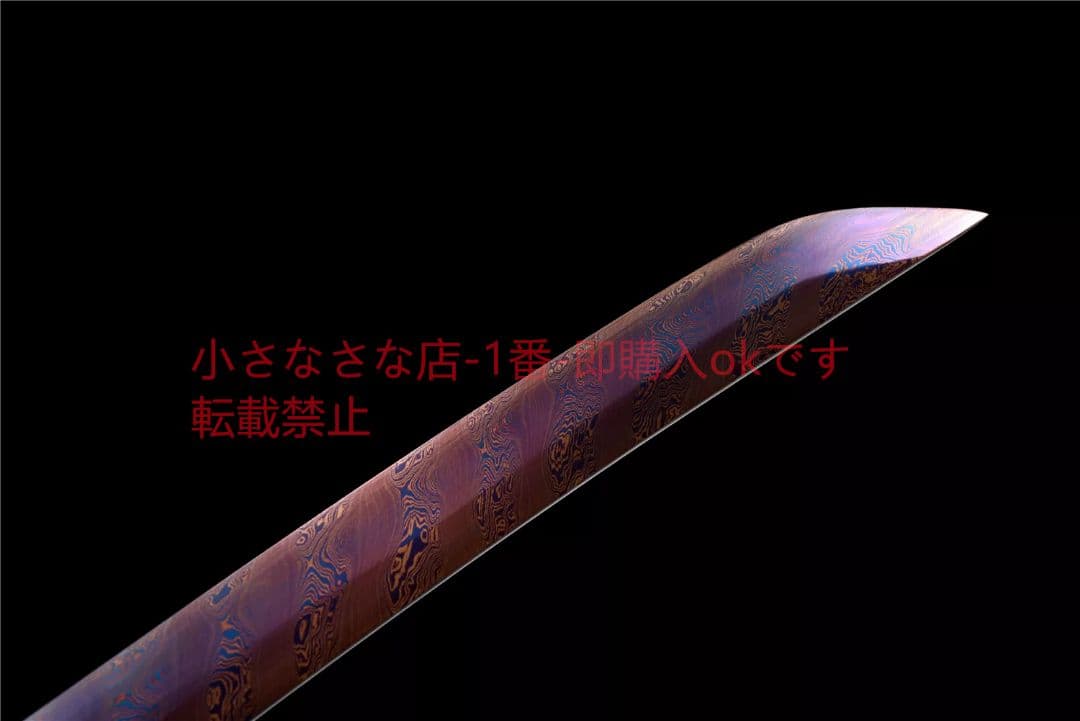 模様鋼【桜太刀】武具　刀装具　日本刀　模造刀 居合刀 肋差