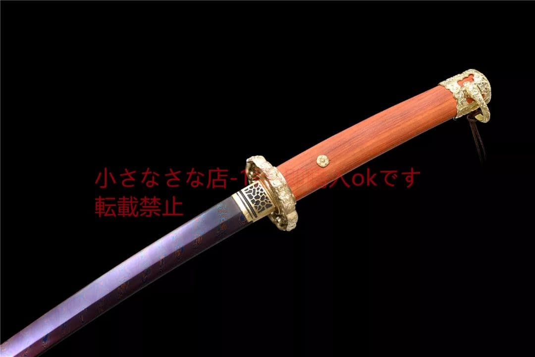 模様鋼【桜太刀】武具　刀装具　日本刀　模造刀 居合刀 肋差