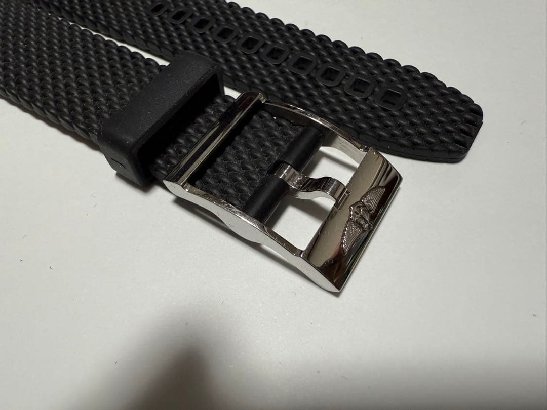 美品　純正ブライトリング　スーパーオーシャンヘリテージ　ラバーベルト