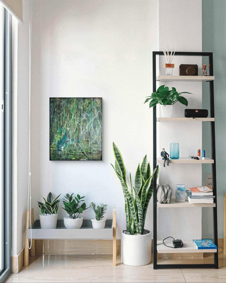 【専用】ループNo2.躍/ 抽象画 キャンバス 46×38㎝ F8 原画 モダン