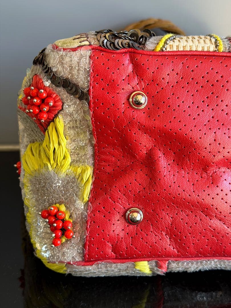 未使用　JAMIN PUECH ジャマンピュエッシュ　ビーズ　ショルダー　タグ有