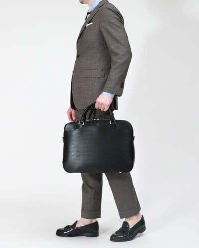 【新品未使用】モルビダ レザー ビジネスバッグ CA201 タグ付き 正規店購入