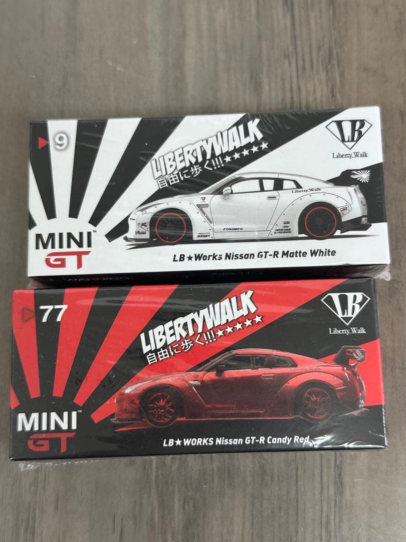 新品！未開封！LIBERTYWALK MINI GT ミニカー 4台セット