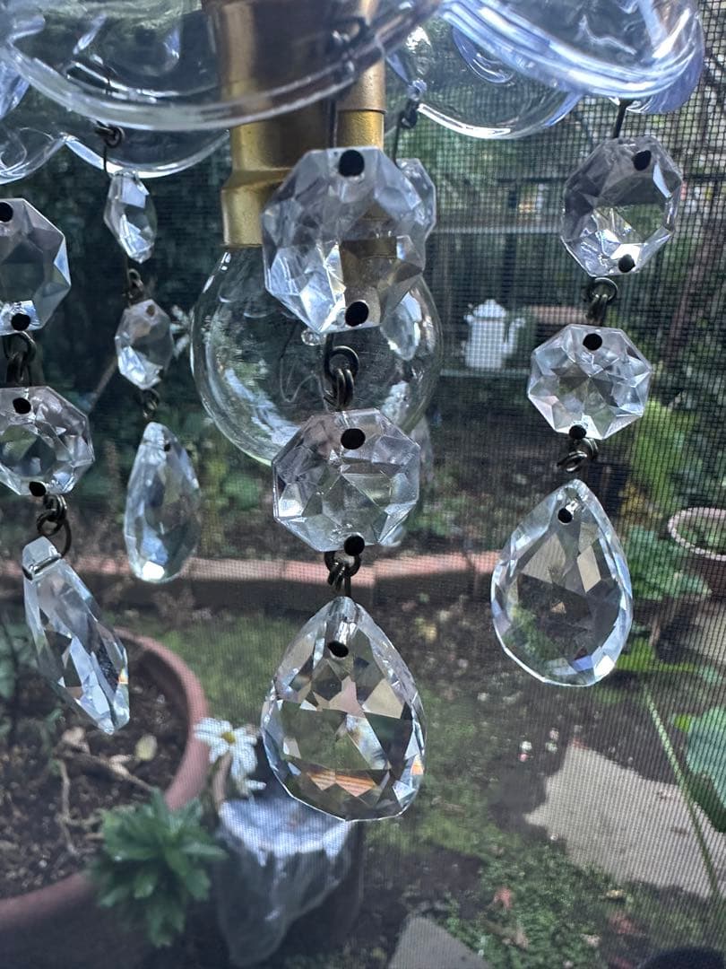 1920年代 フランス アンティーク 可愛らしいミニシャンデリア