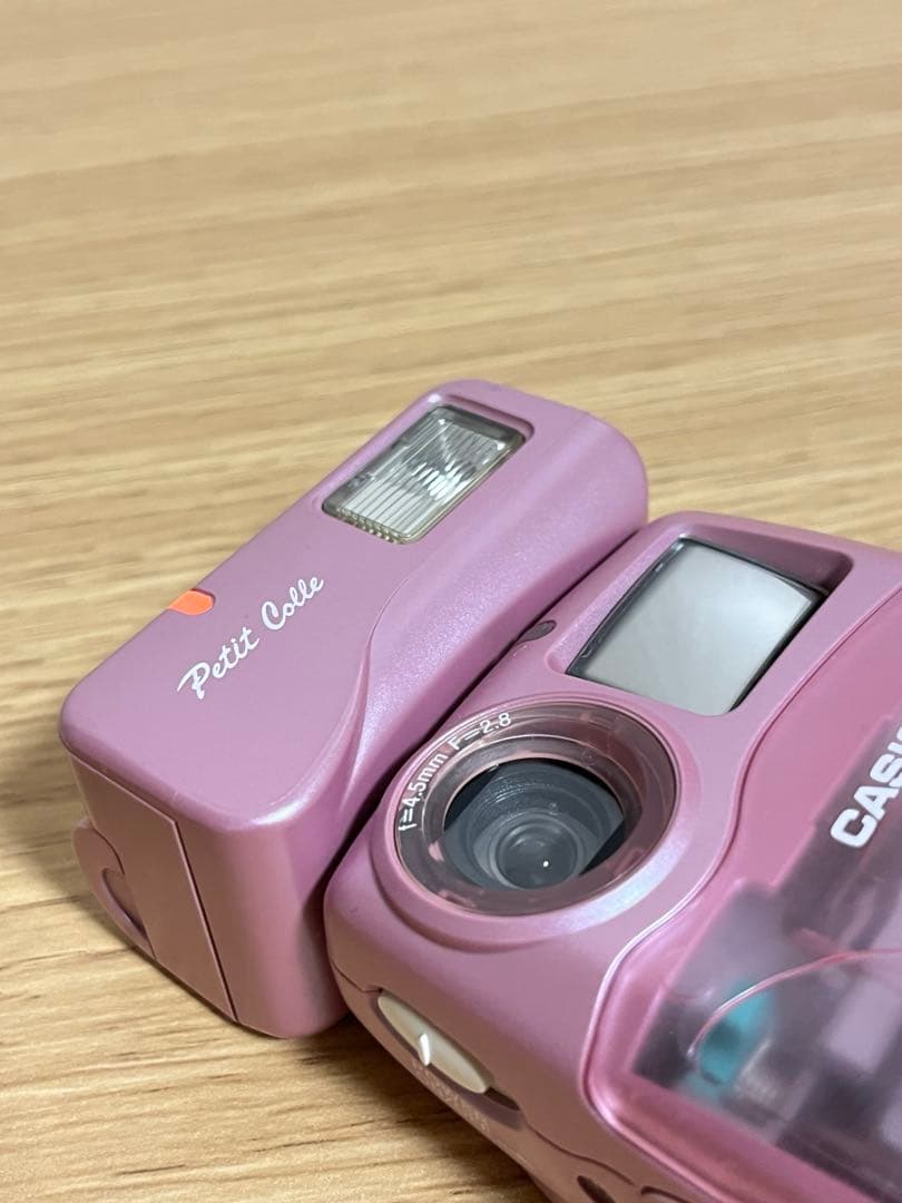 【中古・現状品】カシオ プチコレ デジタルシールカメラ ZR-1 ピンク 本体