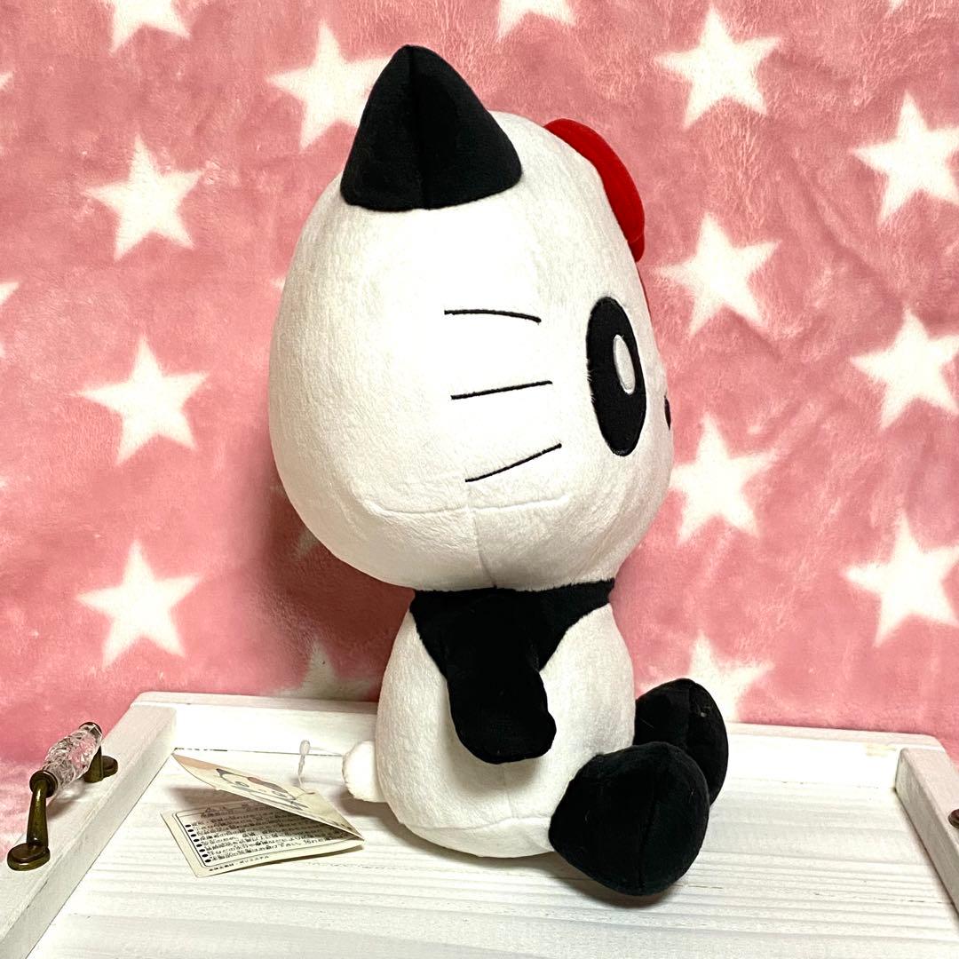 希少レアハローキティヘンシンドールぬいぐるみパンダ2008 サンリオ