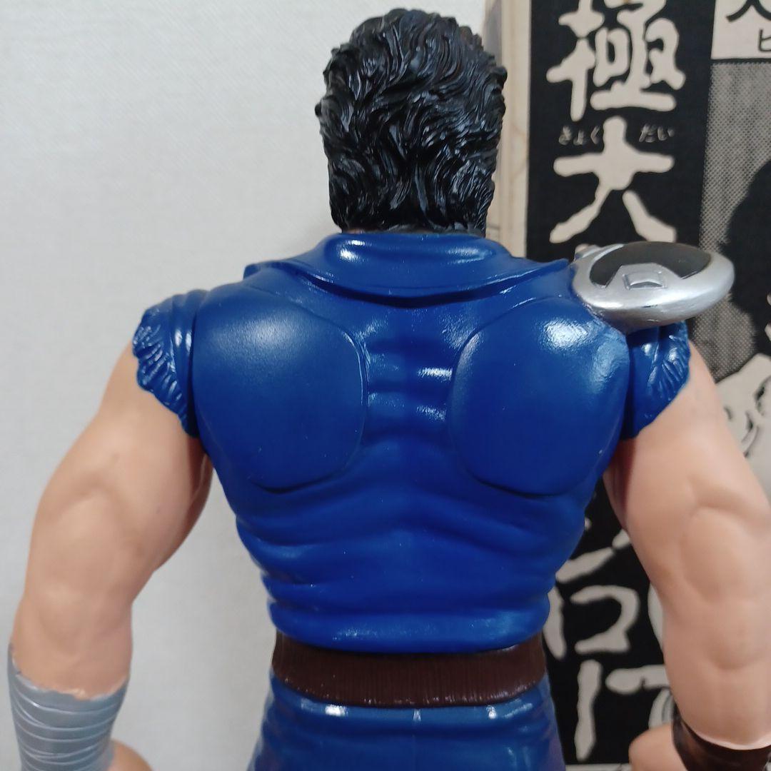 当時物バンダイ「北斗の拳 極大ケンシロー」日本製 希少な箱付きソフビ
