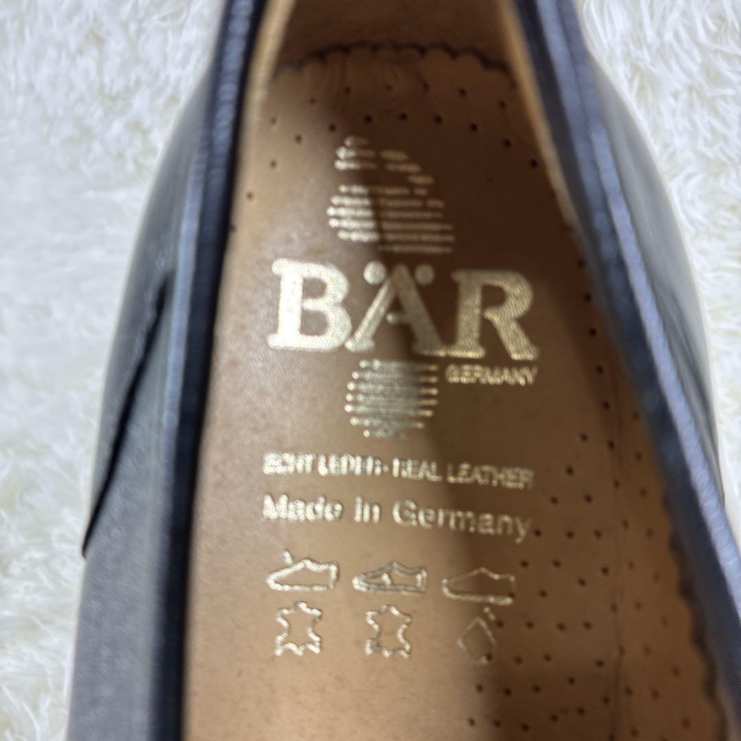 【美品】ベアー BAR スクエアトゥ ドイツ製 コンフォートシューズ 26.0