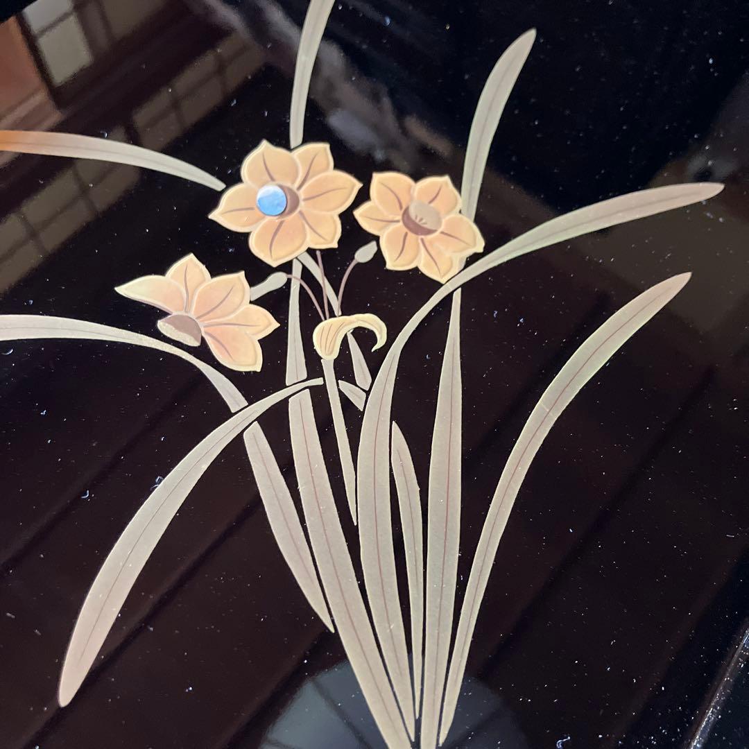 会津塗 木製漆器 お盆 天然木 - メルカリ