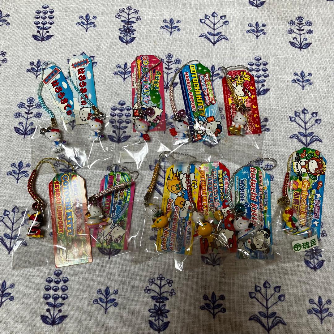 ご当地キティ☆空港限定 根付け ストラップ バラ売り不可