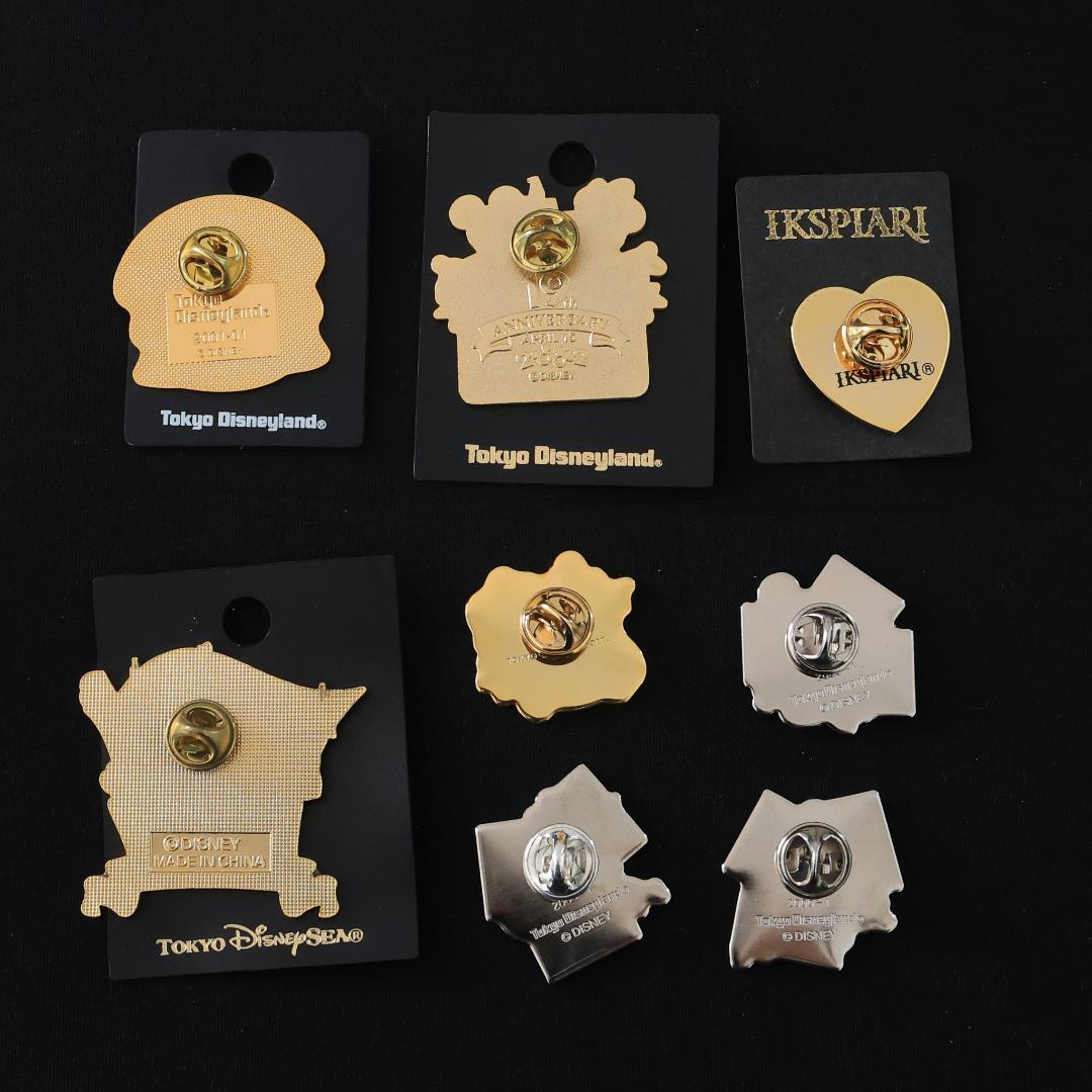 TDR 東京ディズニーリゾート他 ピンバッジ 8個 - メルカリ