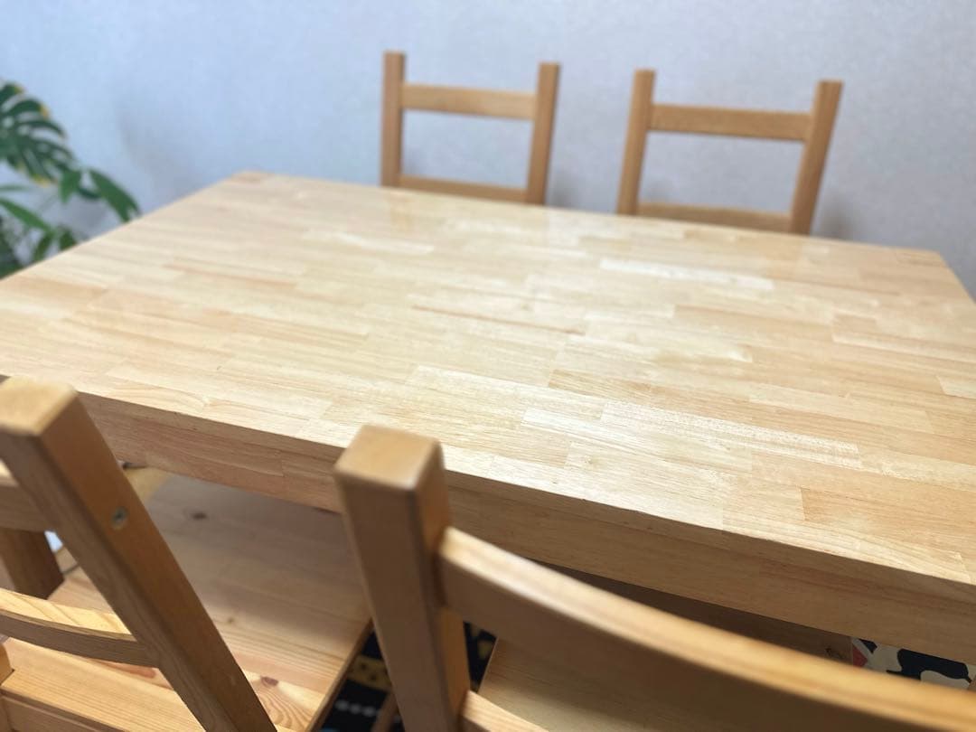 極美品IKEA木製ダイニングテーブルNORDBYイケア北欧無印良品ボーコンセプト