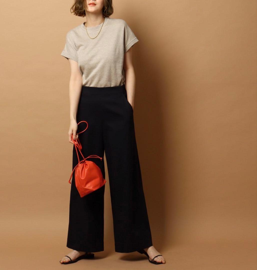 【新品未使用】ドレステリア ラムレザーバルーンバッグ 本革 タグ付き