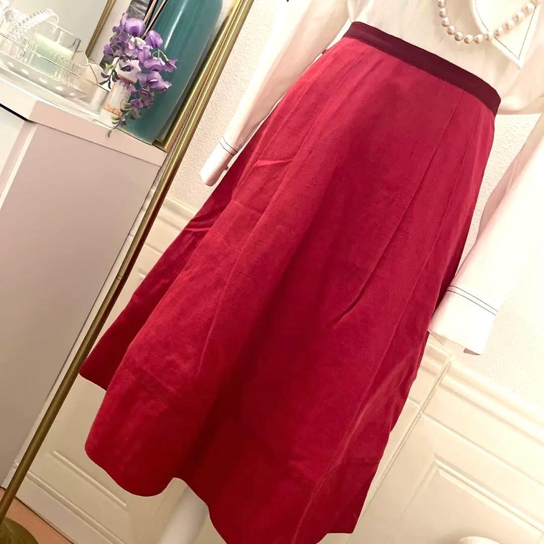 【12万円】Louis VUITTON シルクレース　スカート