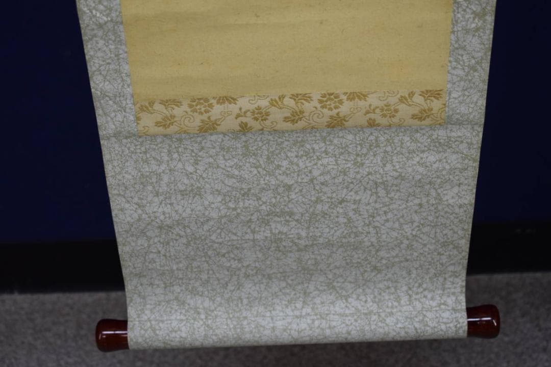 真作/ちくさや主人/春の旅画賛/傘画賛/布袋屋掛軸HH-316