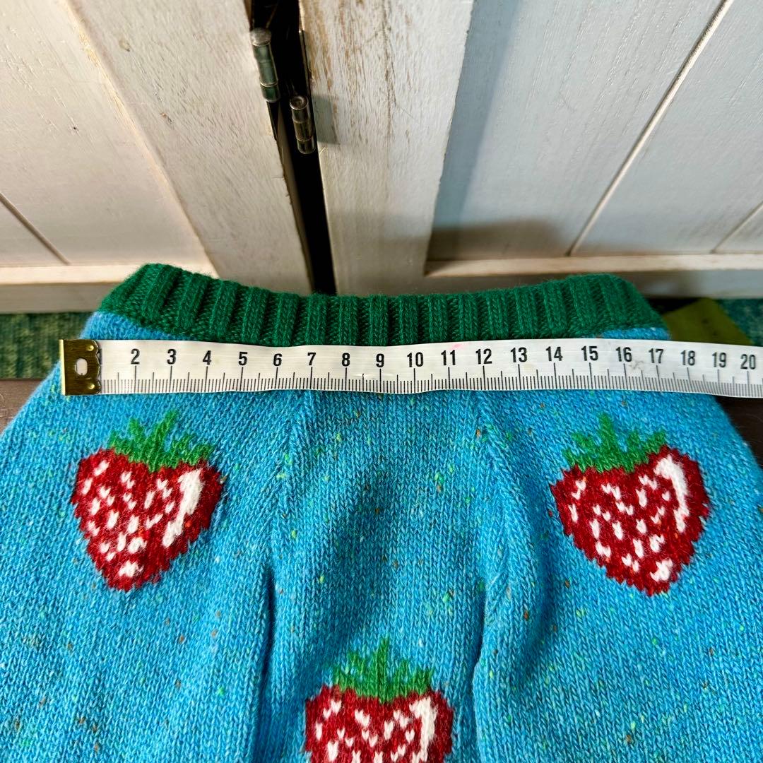 GUCCI グッチ 犬猫 ペット用服 ニット セーター イチゴ柄 Lサイズ