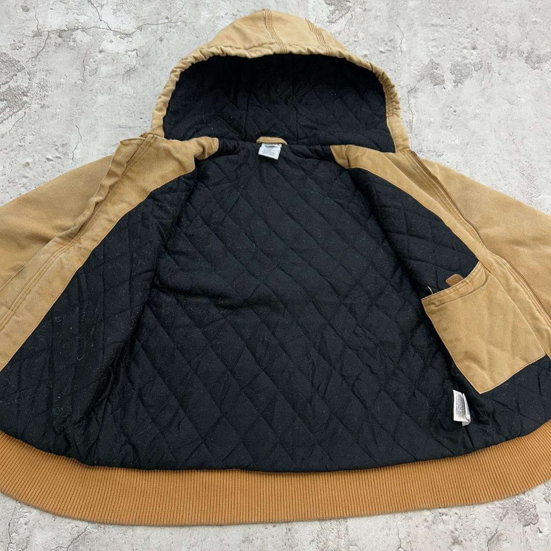 こ*し様 カーハート　雰囲気抜群　ダック　アクティブジャケット　古着　ライトブラ