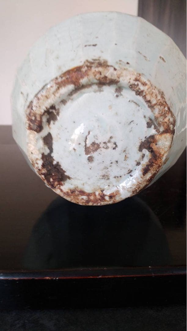 李朝　白磁　面取　朝鮮美術　韓国美術　古道具　古民芸