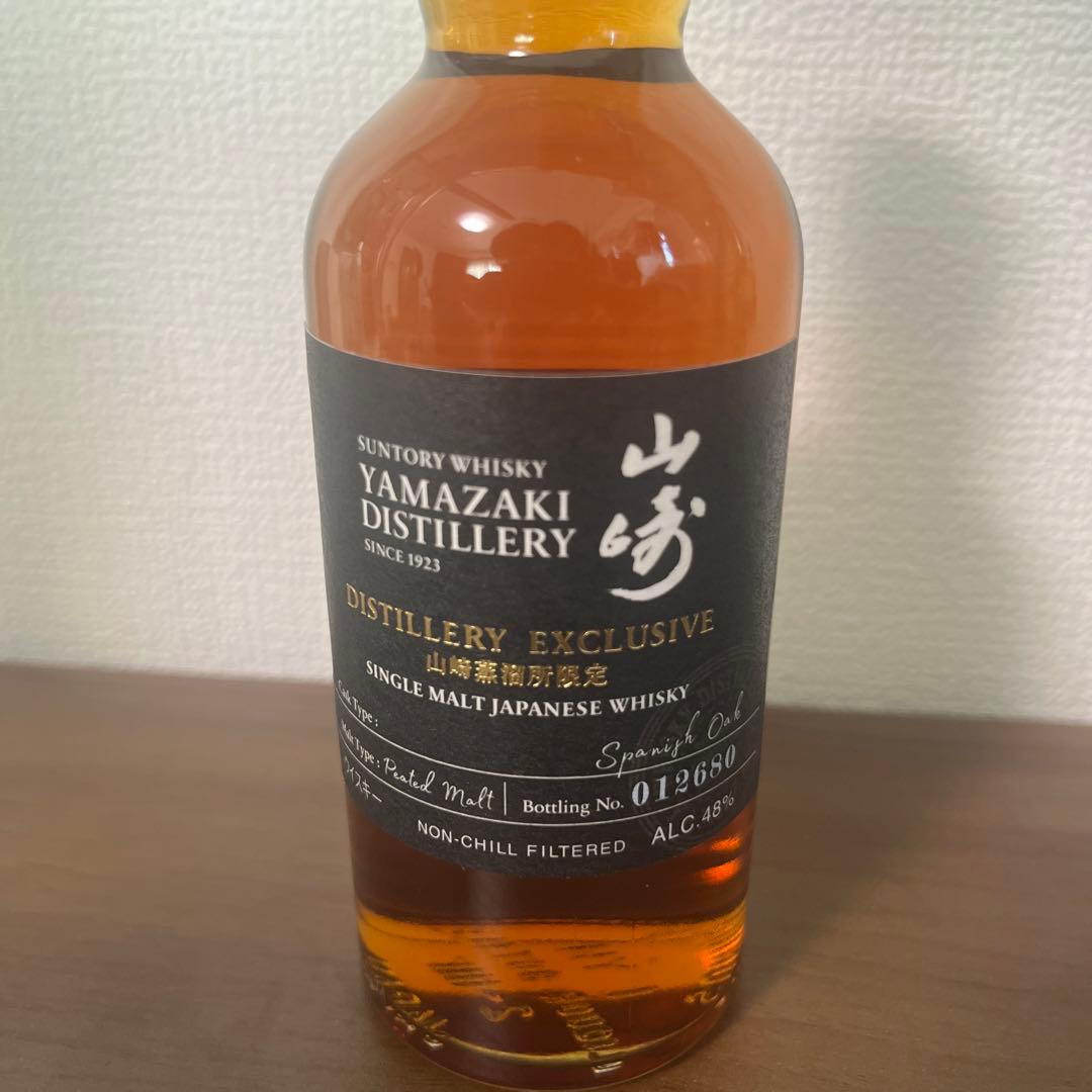 山崎蒸溜所限定ウイスキー スパニッシュオーク樽 180ml - メルカリ