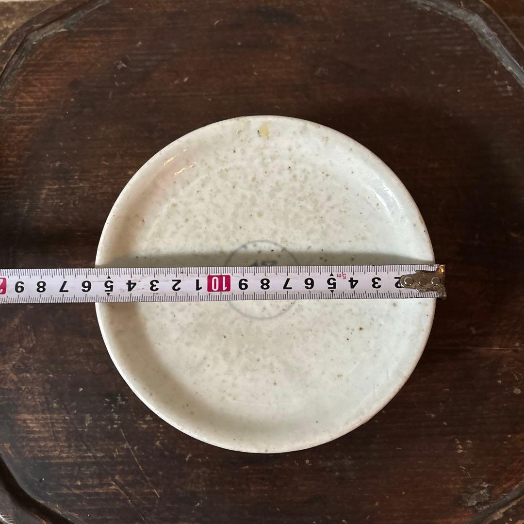 李朝染付祭器　台皿　その⑧ 白磁　古美術　アンティーク　朝鮮古陶磁　白洲正子