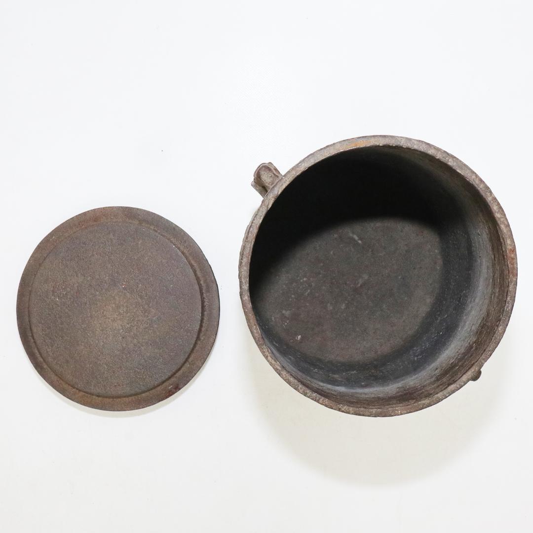 加賀釜師 木越正治造 雲龍釜共箱 共布