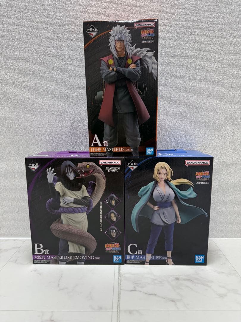 NARUTO-ナルト- 疾風伝 一番くじ 伝説の三忍 自来也、大蛇丸、