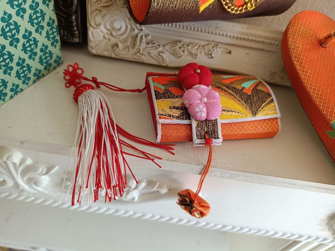 専用です☆未使用品☆式部浪漫☆紫薄ピンク着物と作り帯フルセット七五三