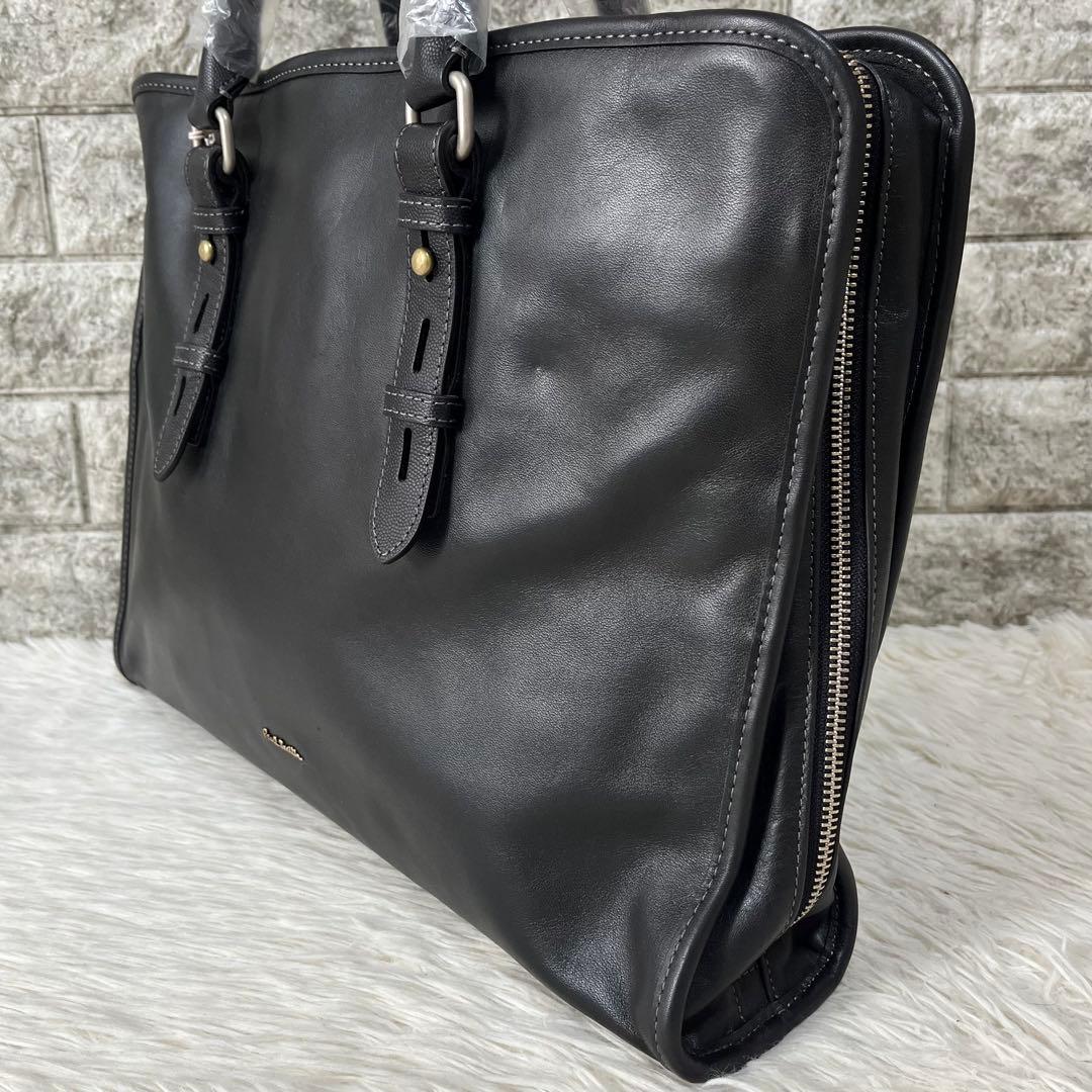 【新品未使用】ポールスミス　PSR313 2way レザー ブリーフケース