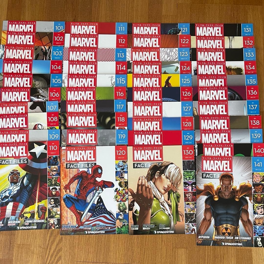 週刊 マーベル・ファクト・ファイル 全巻セット グッズ付き - メルカリ