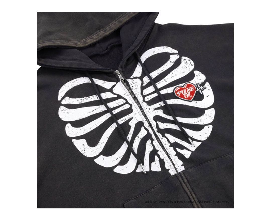 専用）TREASURE PULSE ON ジップアップ フーディー　L