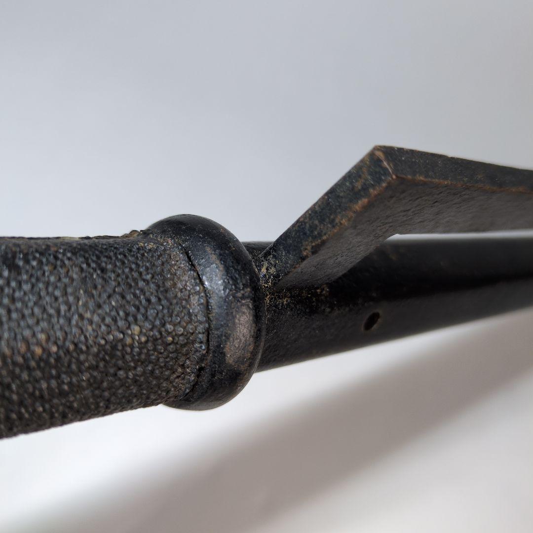 十手　鉄地　銘　小野繁慶　野田繁慶　武具　江戸時代