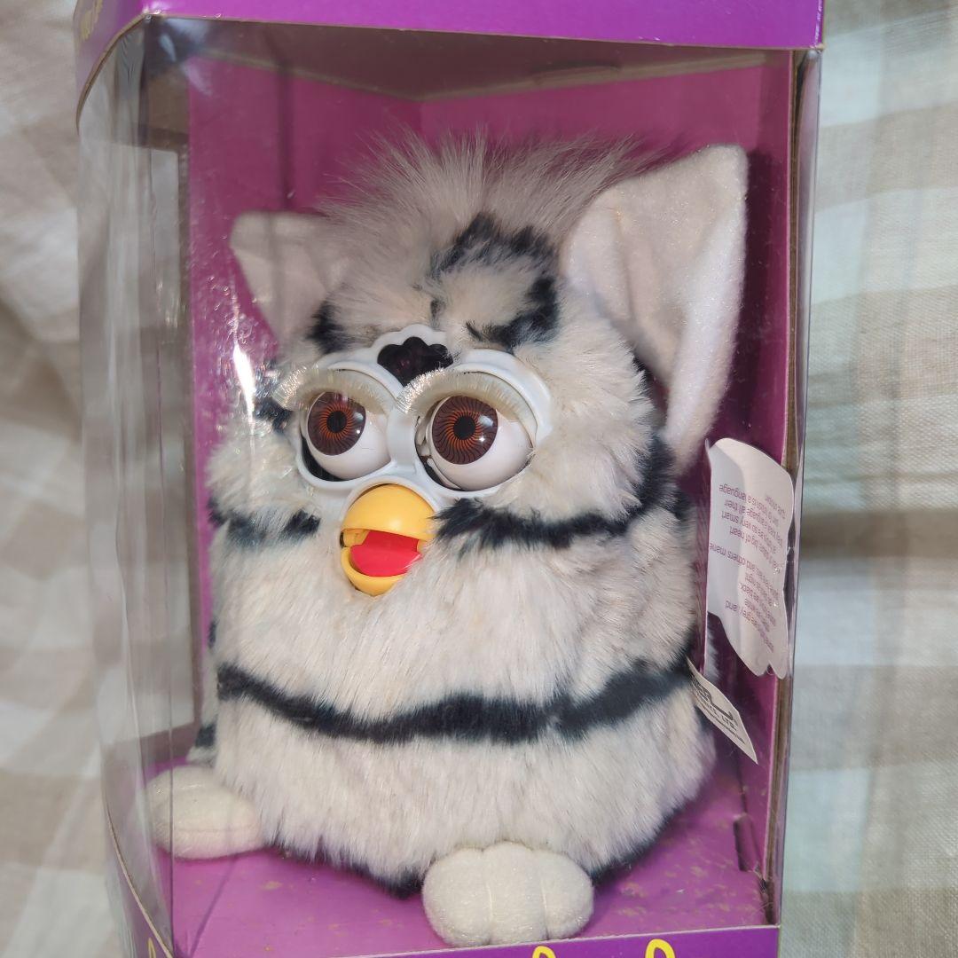 新品未開封！ゼブラ　初代ファービー　茶色目　平成レトロ　シマウマ