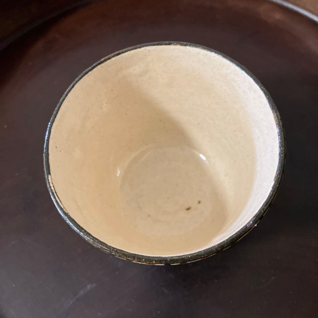 麦藁手蕎麦猪口 瀬戸 十草 美濃 古道具 青山二郎 白洲正子 古民芸 酒