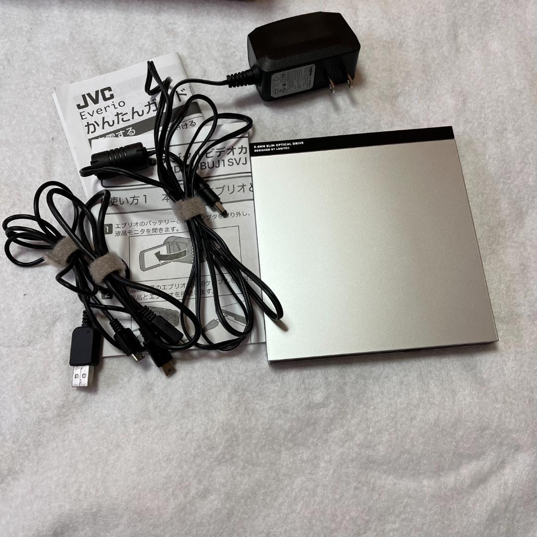 JVC ケンウッド GZ-E780-W ビデオカメラ、専用BDライター