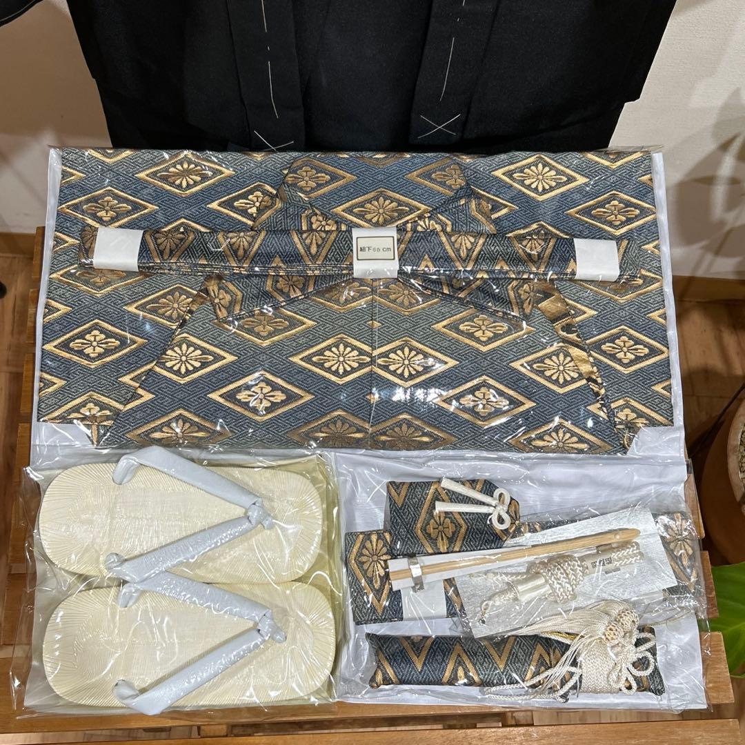 新品　七五三 5歳 男の子 男児 着物 羽織 袴 セット