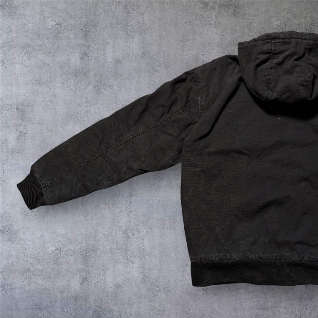 2301 古着WOLVERINEダック地アクティブジャケットソリッド墨黒アメカジ