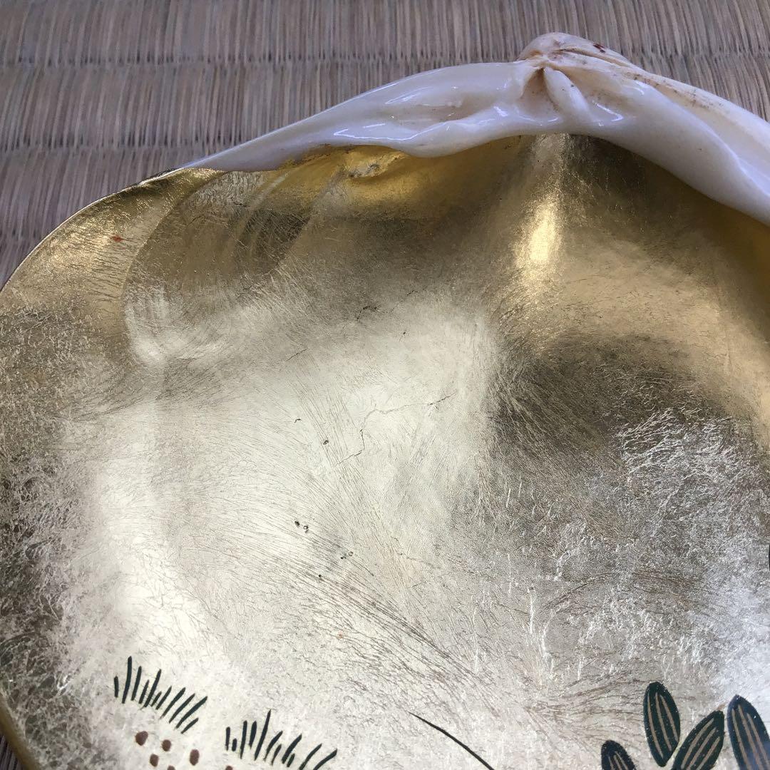 茶道具 香合 金箔蒔絵(内側) 大蛤十賊香合 共箱 S87TKG - メルカリ