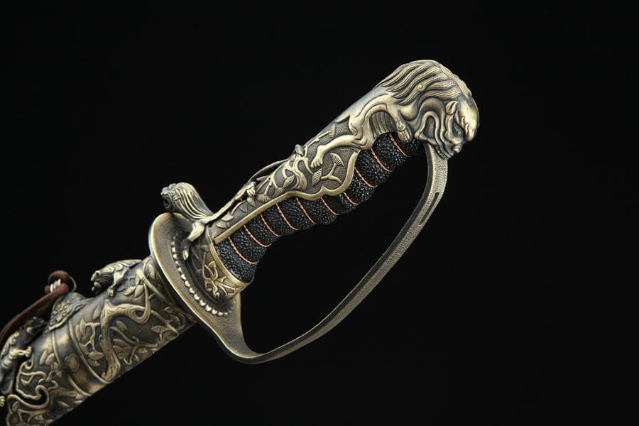 九獅子の軍刀 日本刀 模造刀 居合刀 武士道 武蔵 鑑賞用 手鍛造打