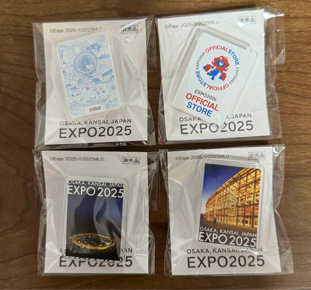 大阪関西万博 ピンバッジ ピンズ 平日限定 非売品 2025 4種コンプリート