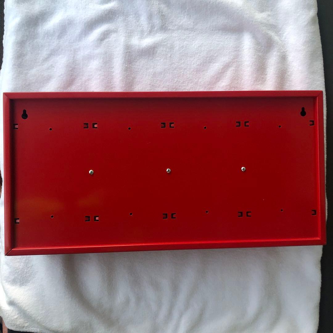 カセットテープ収納ラック Cassette City(カセットシティ) レッド