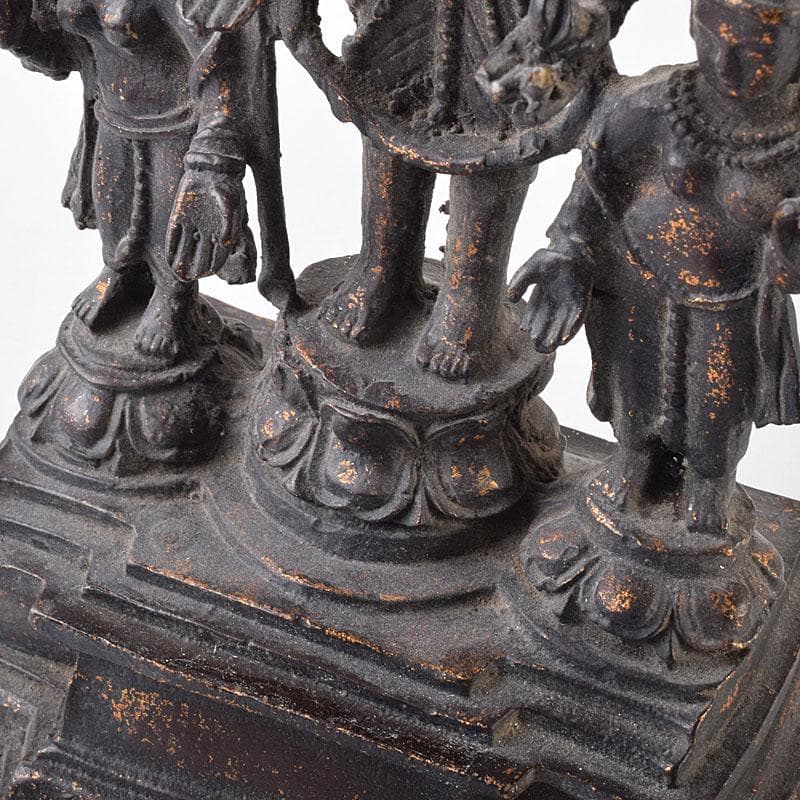 仏教美術 古銅 チベット仏 仏像 置物 V R8656 仏教美術 古銅 チベット