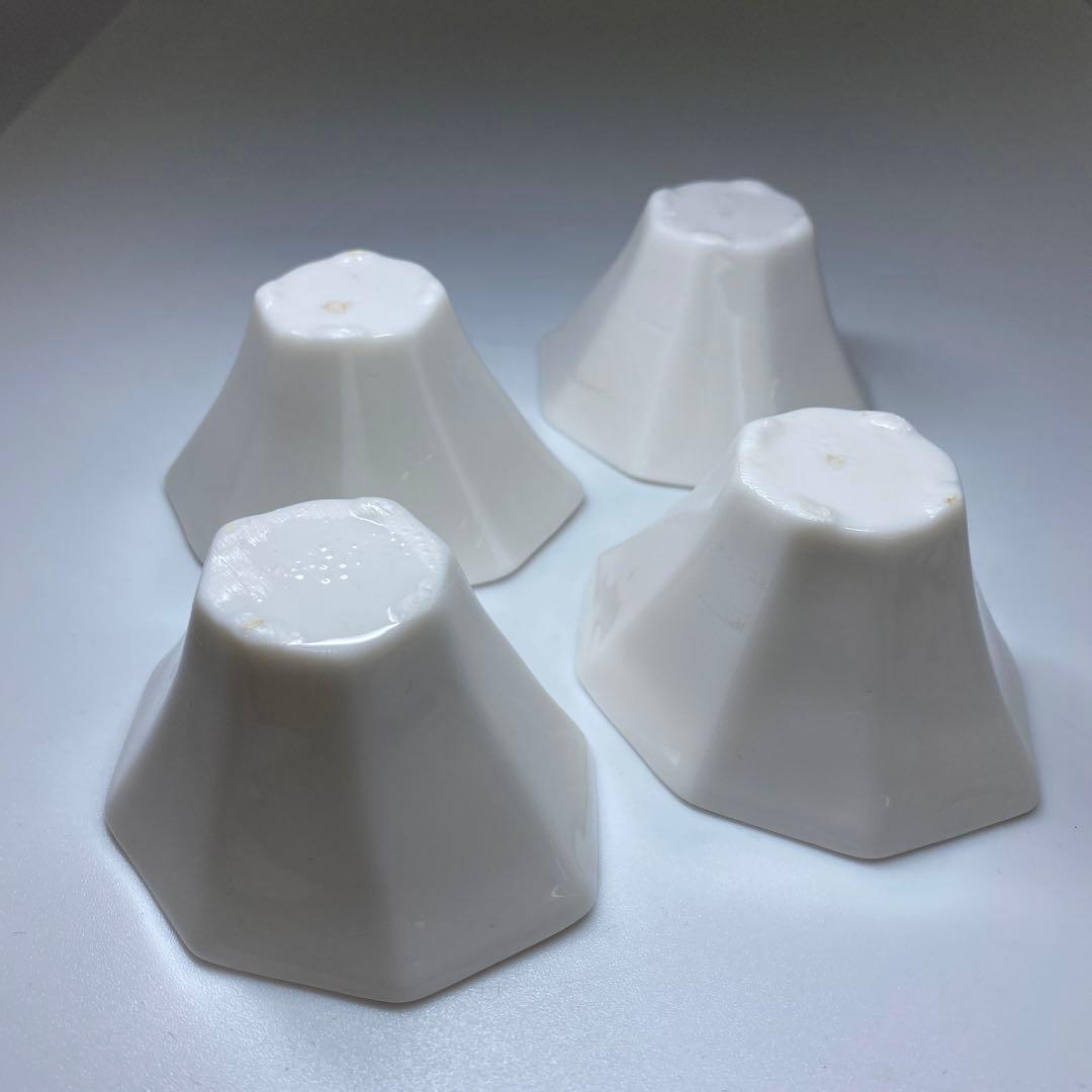 専用　中国清時代　徳化窯煎茶碗4客　口径7.8㎝　東Y6-1118☆2Fトヒコ